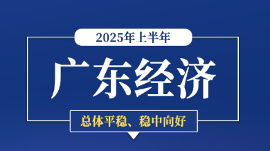 圖說經(jīng)濟 | 廣東2025年上半年經(jīng)濟運行情況